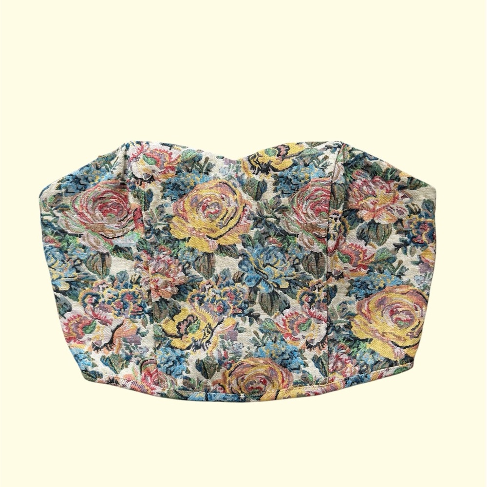 Altar’d State Tapestry Corset Top Size S